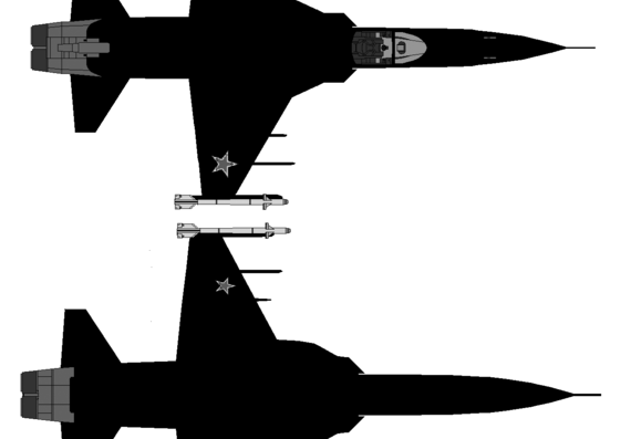 MIG-28 Top Gun aircraft - drawings, dimensions, figures