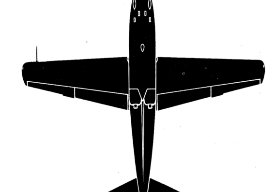 MIG-9 aircraft - drawings, dimensions, figures