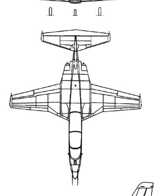 Самолет МИГ-AT (Russia) (1996) - чертежи, габариты, рисунки