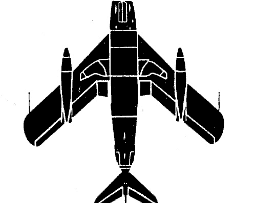 Самолет МИГ Fresco - чертежи, габариты, рисунки