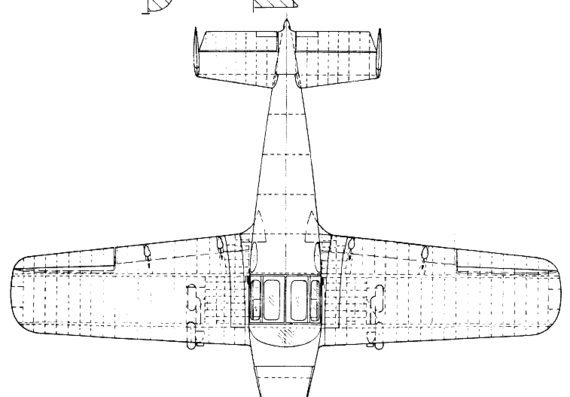 Самолет Miles M-28 Mercury - чертежи, габариты, рисунки