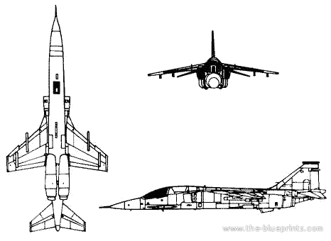 Самолет Mitsubishi F1 - чертежи, габариты, рисунки