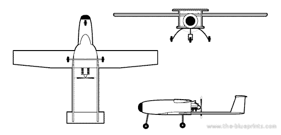 Самолет Mk-105 Flash - чертежи, габариты, рисунки