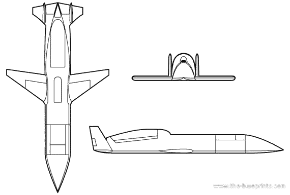 Самолет Model 324 - чертежи, габариты, рисунки