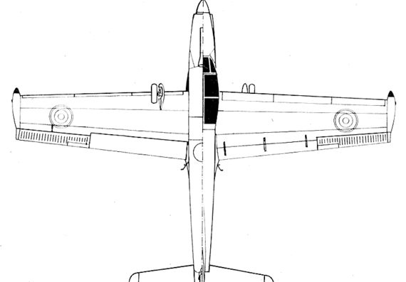 Самолет Morane-Saulnier MS-1500 Epervier - чертежи, габариты, рисунки