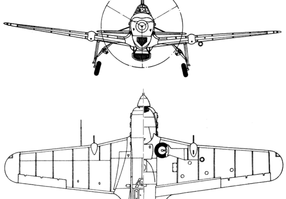 Самолет Morane-Saulnier MS-406 C1 - чертежи, габариты, рисунки