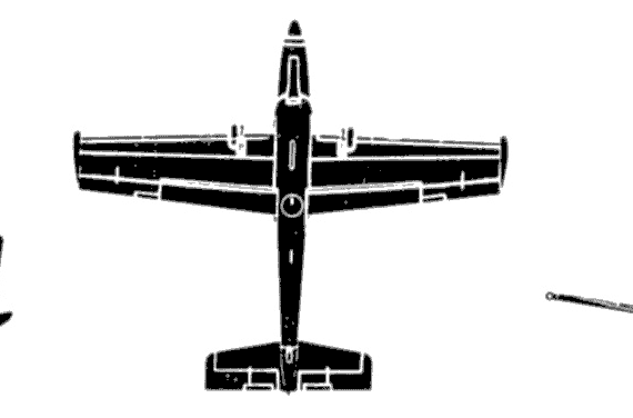 Самолет Morane Saulnier MS-1500 - чертежи, габариты, рисунки