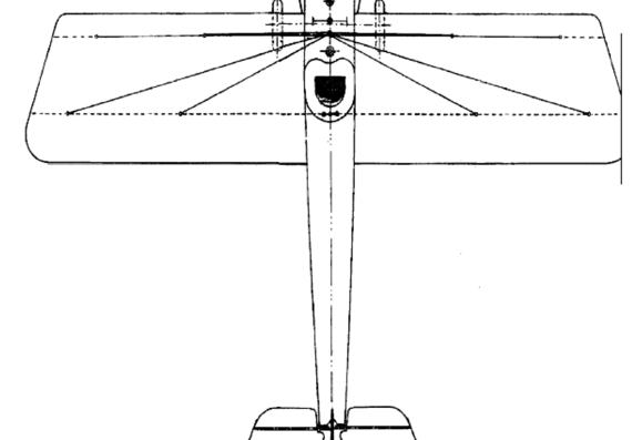 Самолет Morane Saulnier type H - чертежи, габариты, рисунки