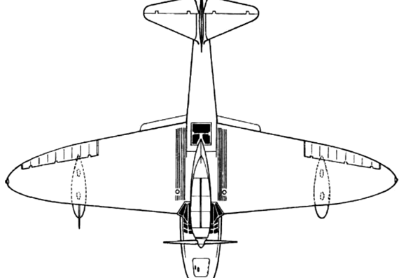 Самолет Moskalev 116 - чертежи, габариты, рисунки
