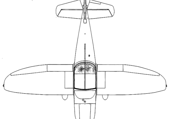 Самолет Mudry CAP-10 - чертежи, габариты, рисунки