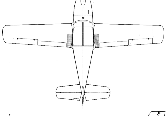 Самолет Mudry CAP-X - чертежи, габариты, рисунки
