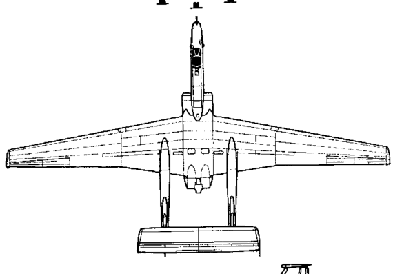 Самолет Myasishchev M-17 / M-55 Geophysics (Russia) (1988) - чертежи, габариты, рисунки