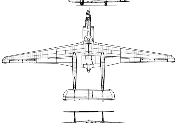 Самолет Myasishev M-17 Geophysica - чертежи, габариты, рисунки