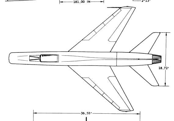 Aircraft NA212 - drawings, dimensions, figures