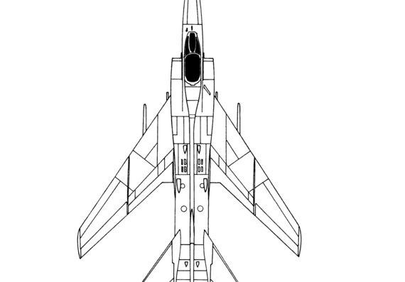 Самолет Nanchang Q-5 - чертежи, габариты, рисунки