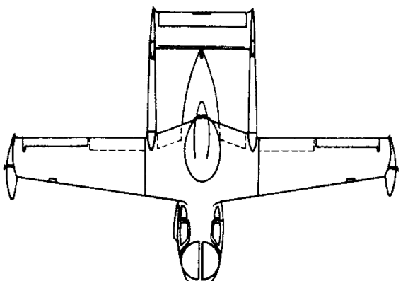 Самолет Nardi FN.333 (Italy) (1952) - чертежи, габариты, рисунки