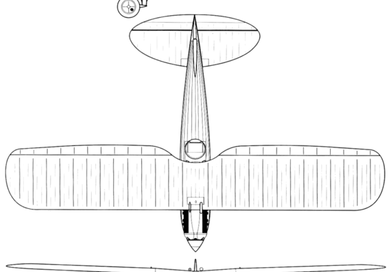 Самолет Nieuport-Delage NiD-72 - чертежи, габариты, рисунки
