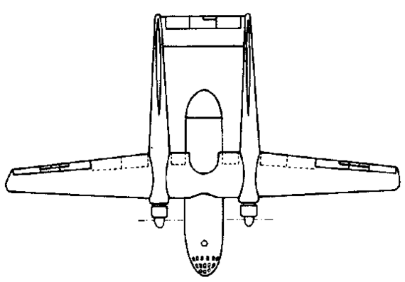 Самолет Nord 2500 Noratlas (France) (1949) - чертежи, габариты, рисунки