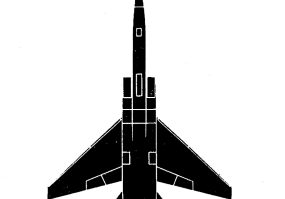Самолет North American A3J 1 Vigilante - чертежи, габариты, рисунки