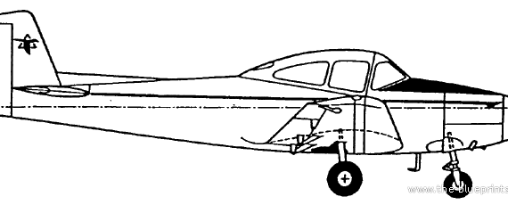 North American (Ryan) Navion aircraft - drawings, dimensions, figures