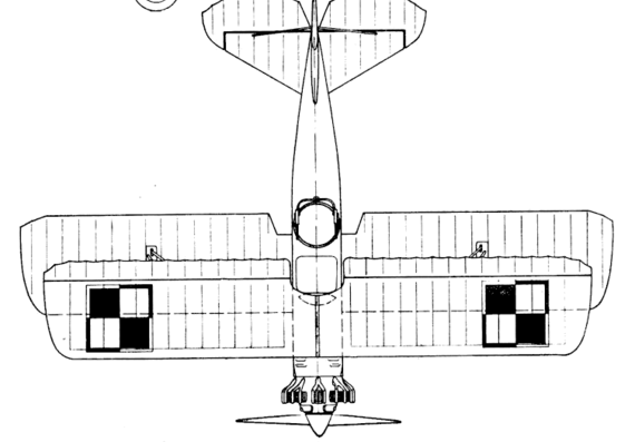 Самолет PWS-5 - чертежи, габариты, рисунки