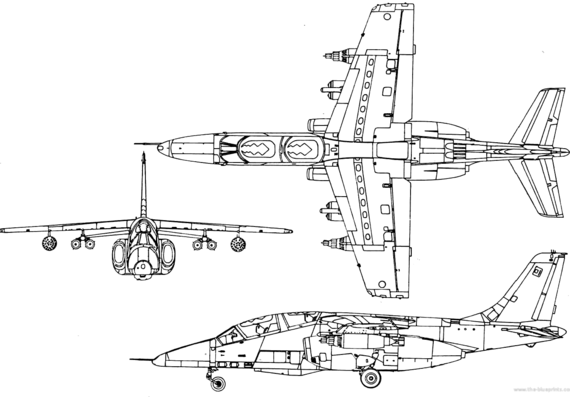 Самолет PZL I-22 Iryda M-93 - чертежи, габариты, рисунки