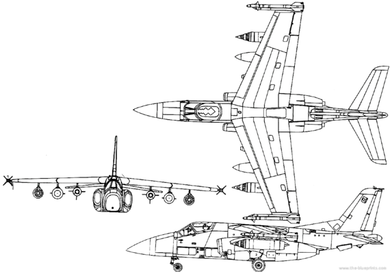 Самолет PZL I-22 Iryda M-97MS - чертежи, габариты, рисунки