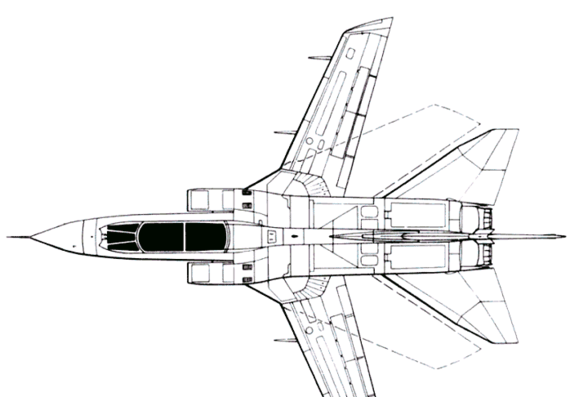 Самолет Panavia MRCA Tornado (1974) - чертежи, габариты, рисунки