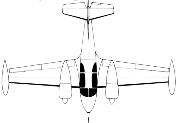 Самолет Pasoti Airone - чертежи, габариты, рисунки