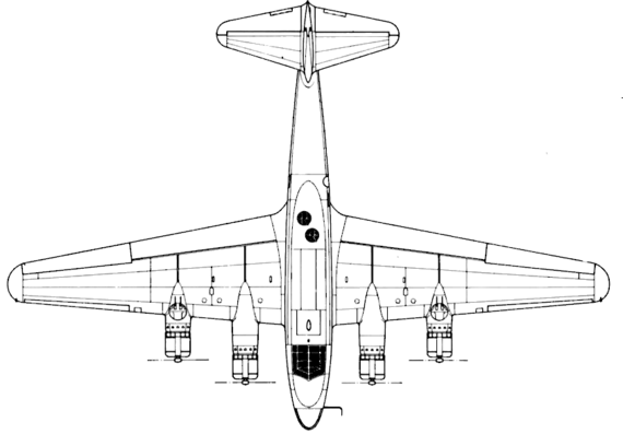 Aircraft PiaggioP-106B - drawings, dimensions, figures