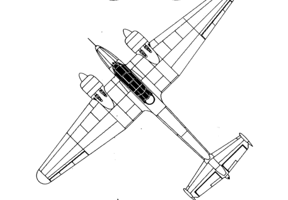 Самолет Potez 63 - чертежи, габариты, рисунки