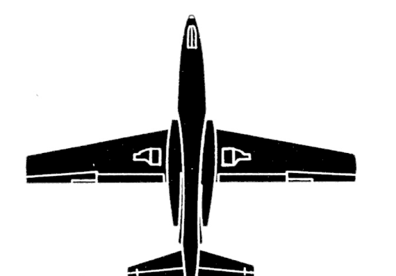 Самолет Potez AIR CM 170R Magister - чертежи, габариты, рисунки