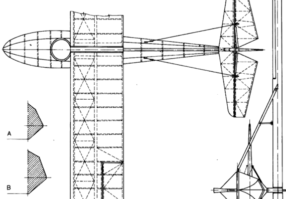 Aircraft Praga PB-3 - drawings, dimensions, figures
