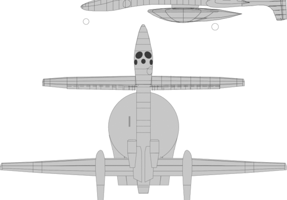 Proteus aircraft - drawings, dimensions, figures