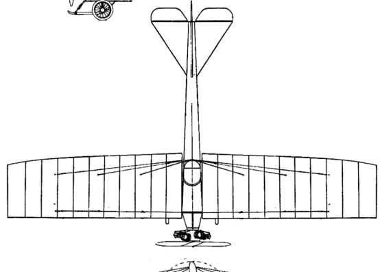 Aircraft REP (1911) - drawings, dimensions, figures