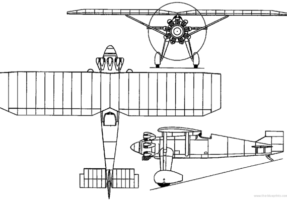 Самолет Renard Epervier (Belgium) (1928) - чертежи, габариты, рисунки