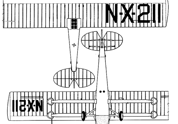Aircraft Ryan NYP Spirit of Saint Louis - drawings, dimensions, figures