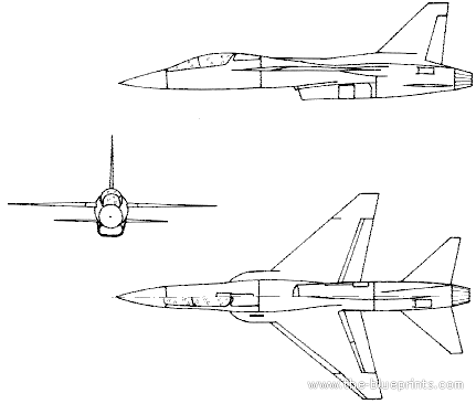 Самолет SAAB JAS-39 - чертежи, габариты, рисунки