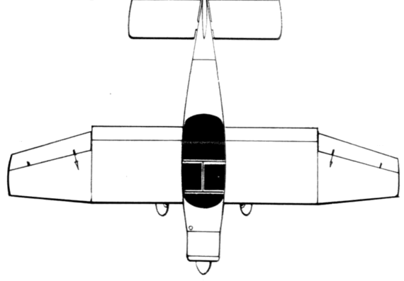 Самолет S.A.N - чертежи, габариты, рисунки