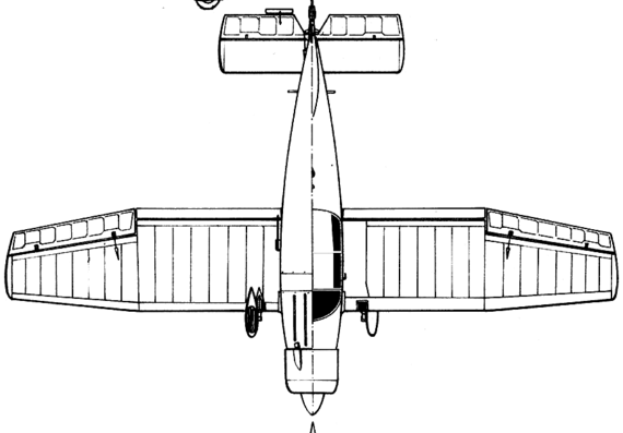 Самолет S.A.N. D-140A Mousquetaire I - чертежи, габариты, рисунки