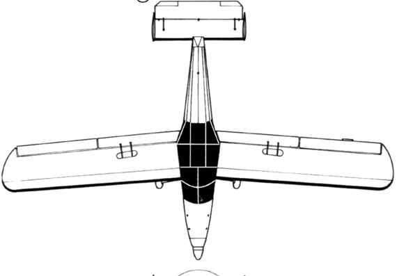 Самолет SNCAN NC-856 Norvigie - чертежи, габариты, рисунки