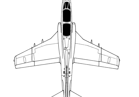 Самолет SOKO G-4 Super Galeb - чертежи, габариты, рисунки