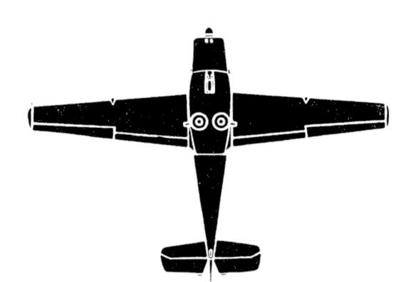 Самолет Safir 91D - чертежи, габариты, рисунки