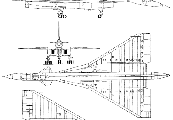 Samolot T4-100 aircraft - drawings, dimensions, figures