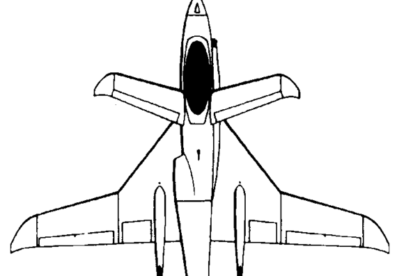 Самолет Scaled Composites Model 151 ARES (USA) (1990) - чертежи, габариты, рисунки