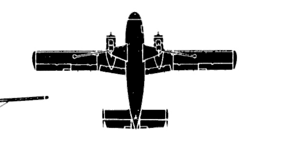 Самолет Scottisch Aviation Twin Pioneer - чертежи, габариты, рисунки