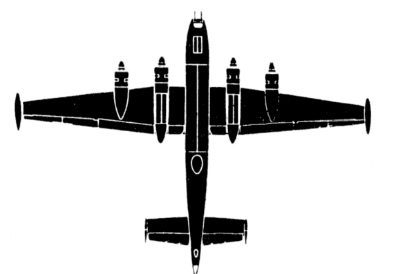Самолет Shackleton Mr-3 - чертежи, габариты, рисунки