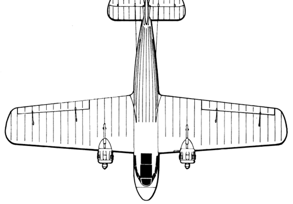 Самолет Short S-16 Scion - чертежи, габариты, рисунки