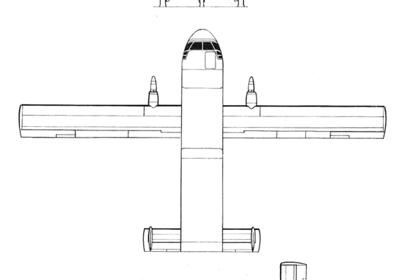 Самолет Short SC-7 Skyvan - чертежи, габариты, рисунки