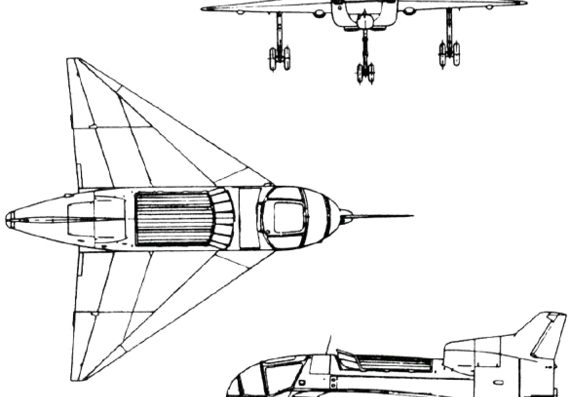 Самолет Short S.C.1 (England) (1957) - чертежи, габариты, рисунки